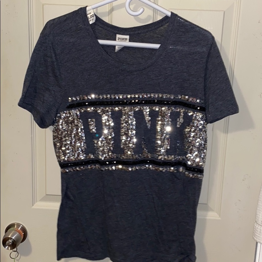 PINK bling tee